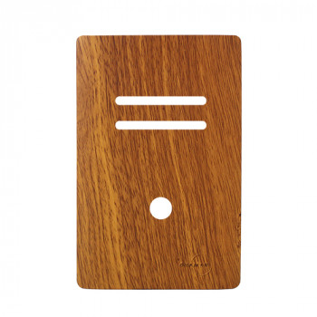 Placa p/ 2 Interruptores + furo 4x2 - Novara Cumaru